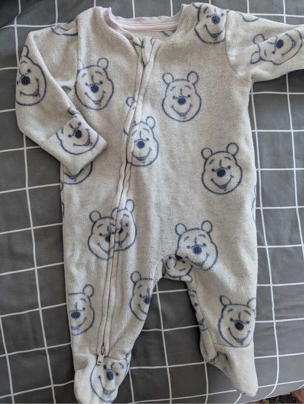 Winnie the Pooh fleece sleeper
